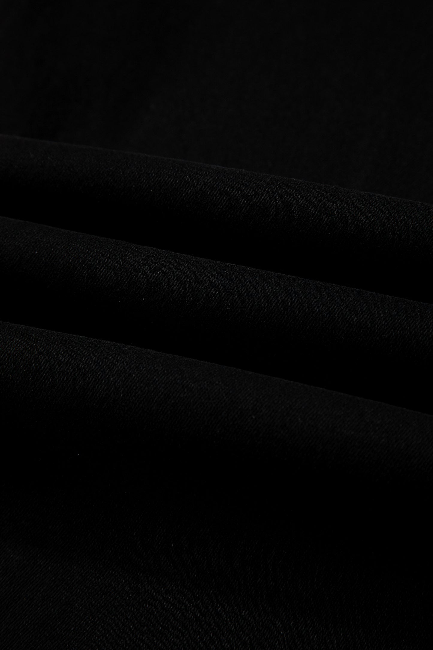 Black 2-Button High Waist Flared Bottom Jeans