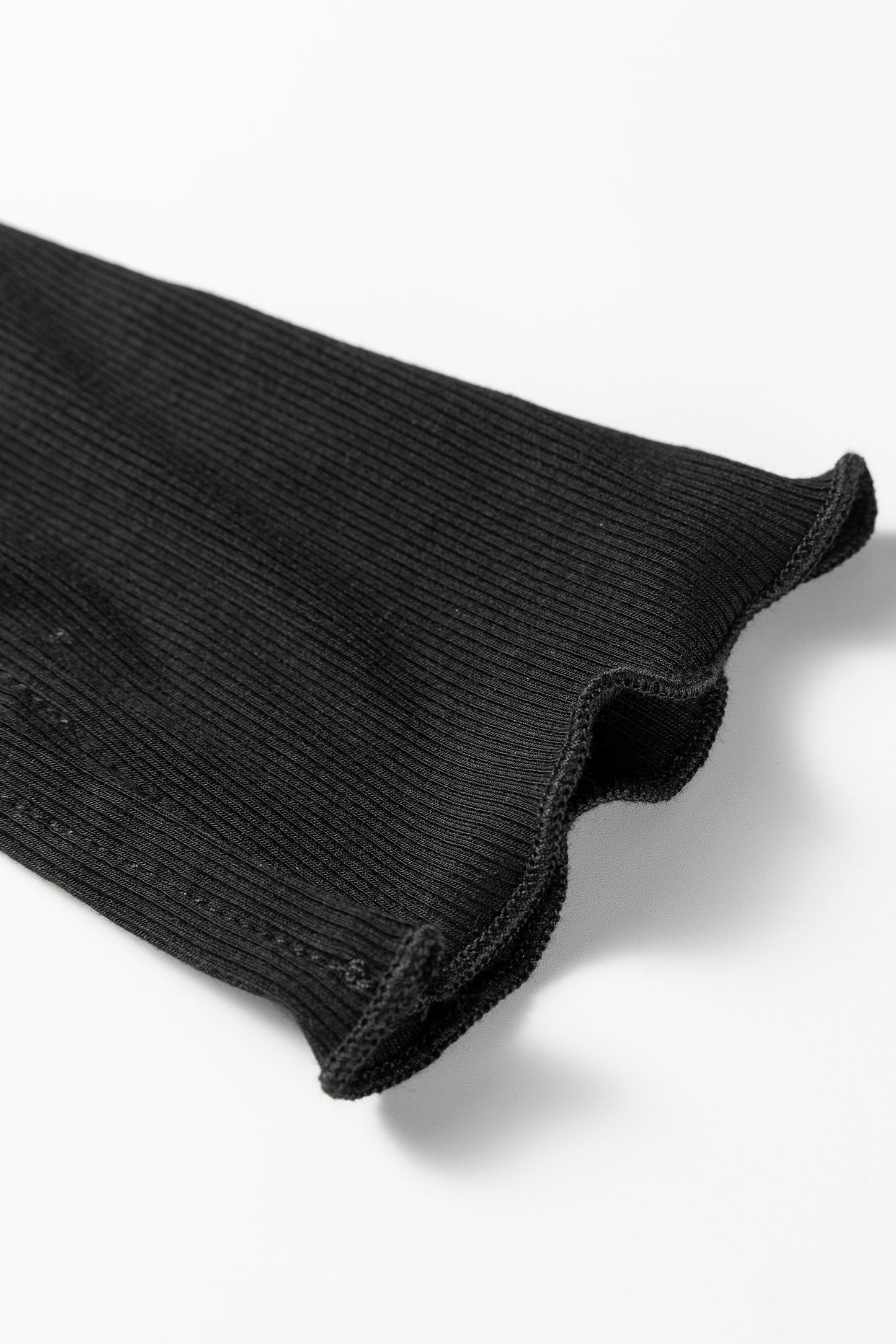 White Sheer Lace Long Sleeve Slim Henley Top