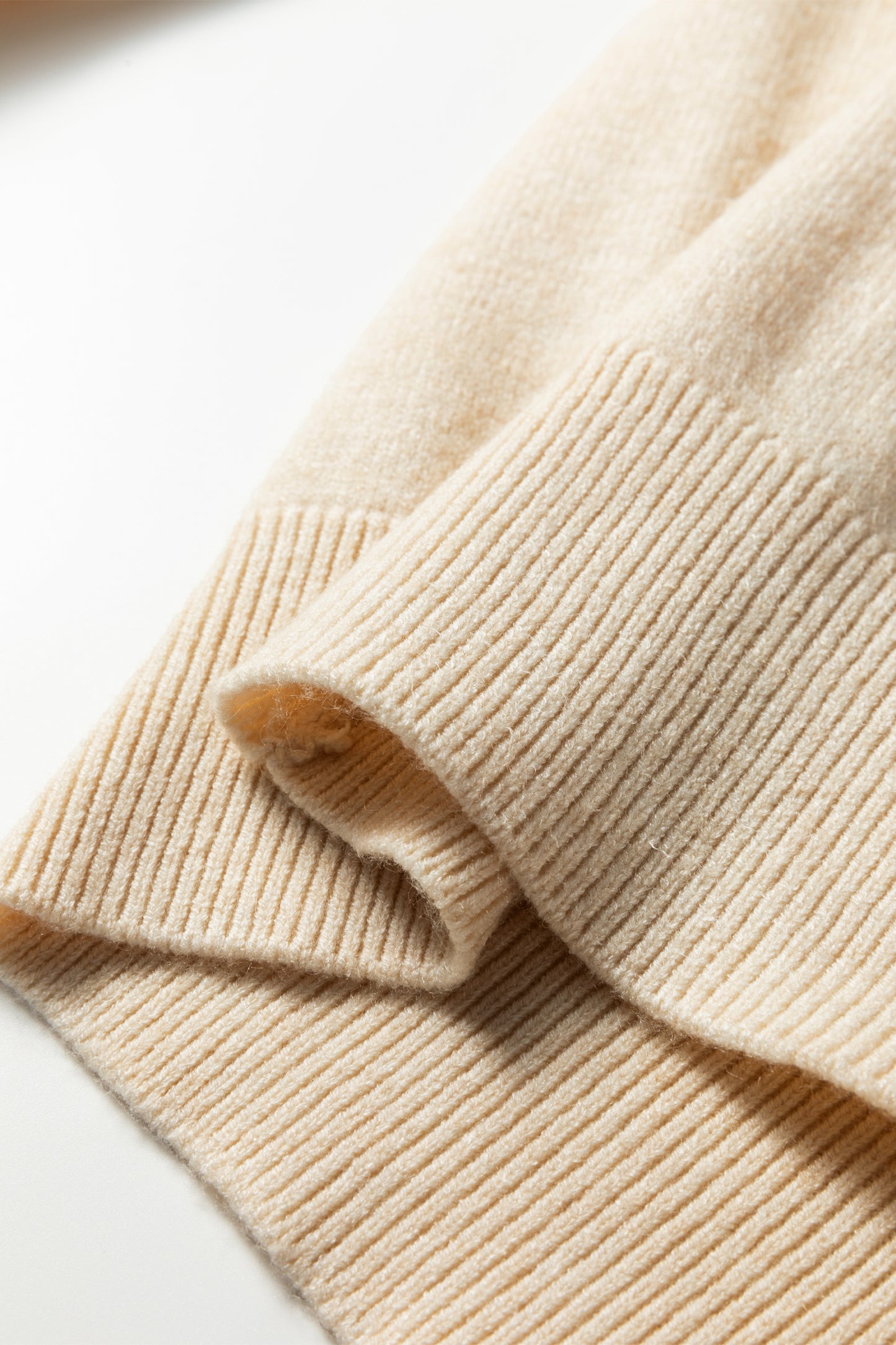 Sleet Lace Trim Patchwork Buttoned Cuffs Loose Sweater