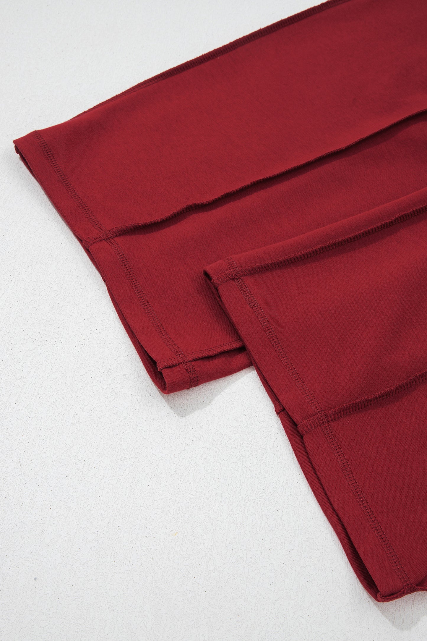 Racing Red Drop Shoulder Boxy Tee and Barrel Pants Set