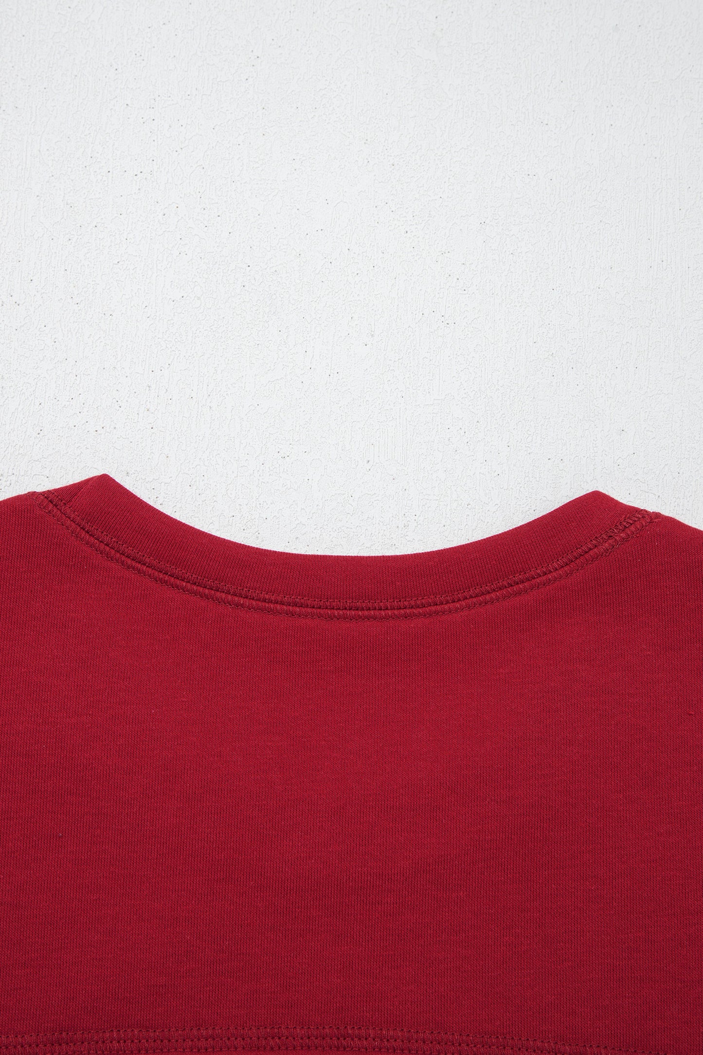 Racing Red Drop Shoulder Boxy Tee and Barrel Pants Set