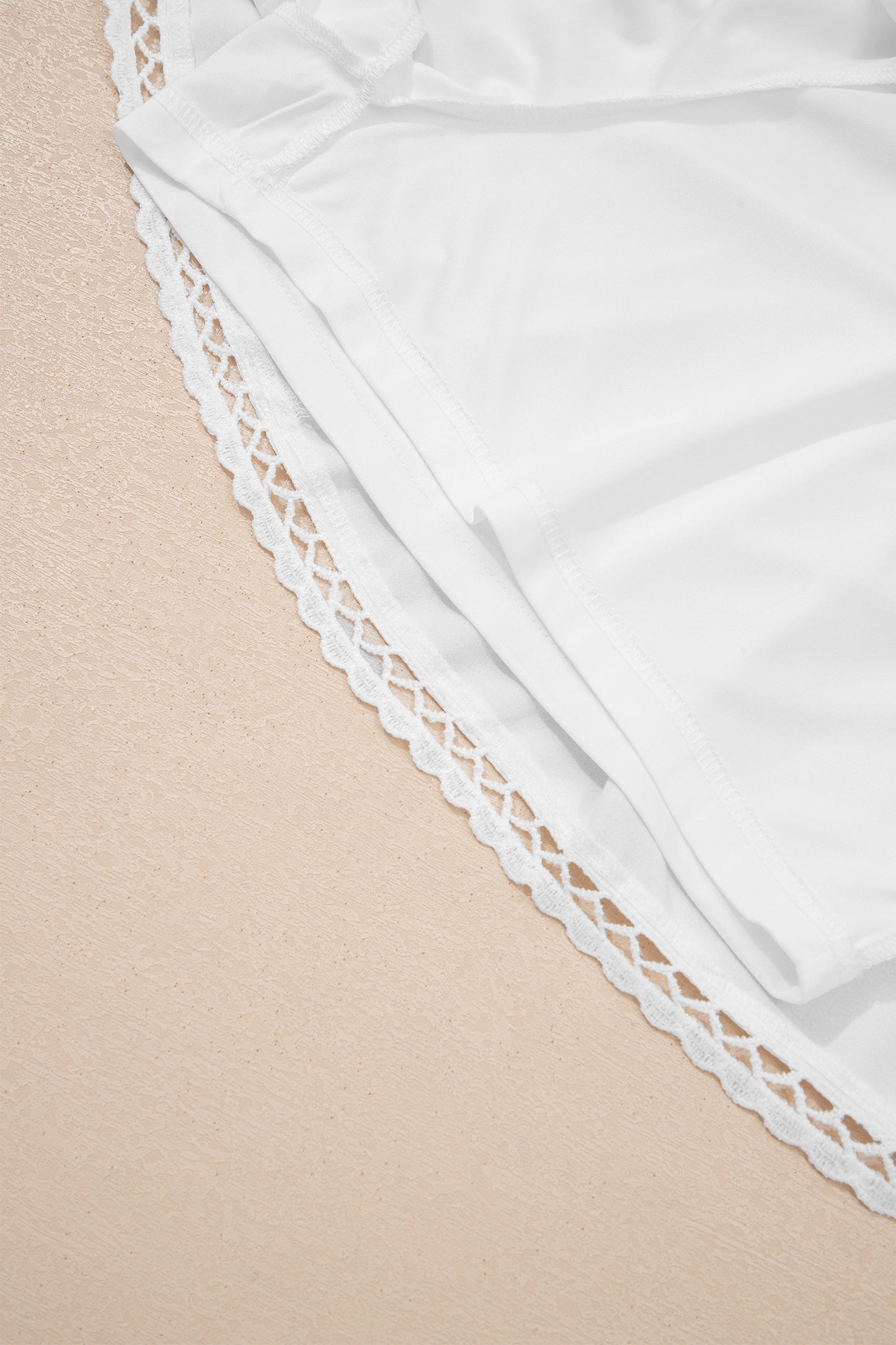 Black Plus Size Frilled Elastic Waist Lace Trim Boho Ruffled Shorts