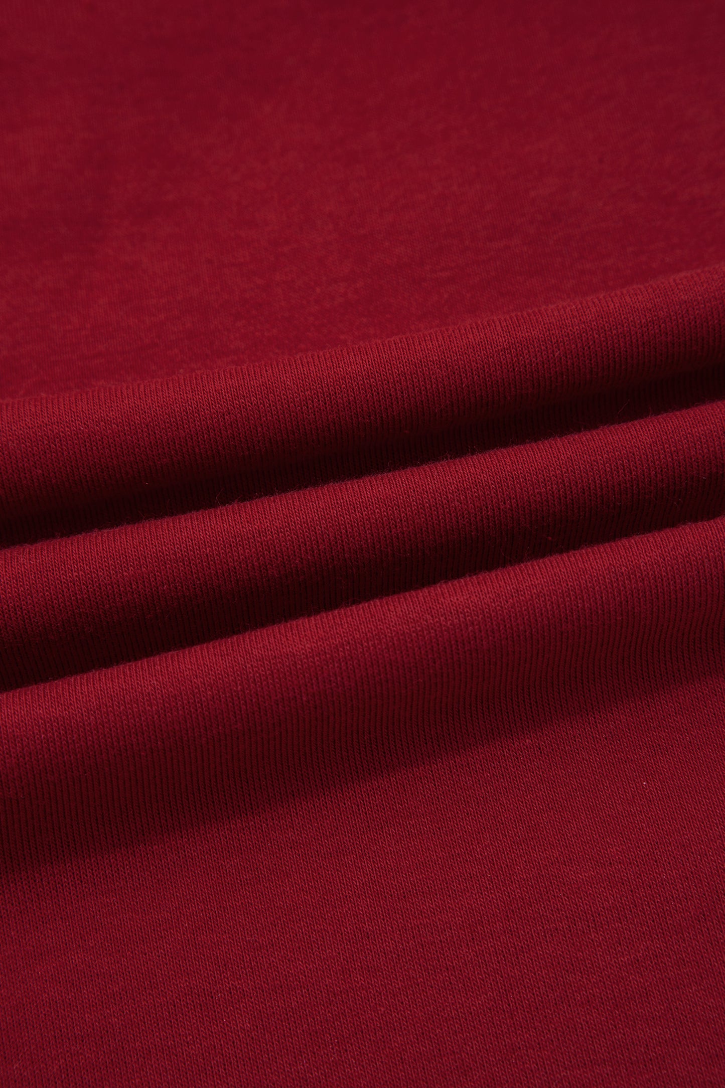 Racing Red Drop Shoulder Boxy Tee and Barrel Pants Set