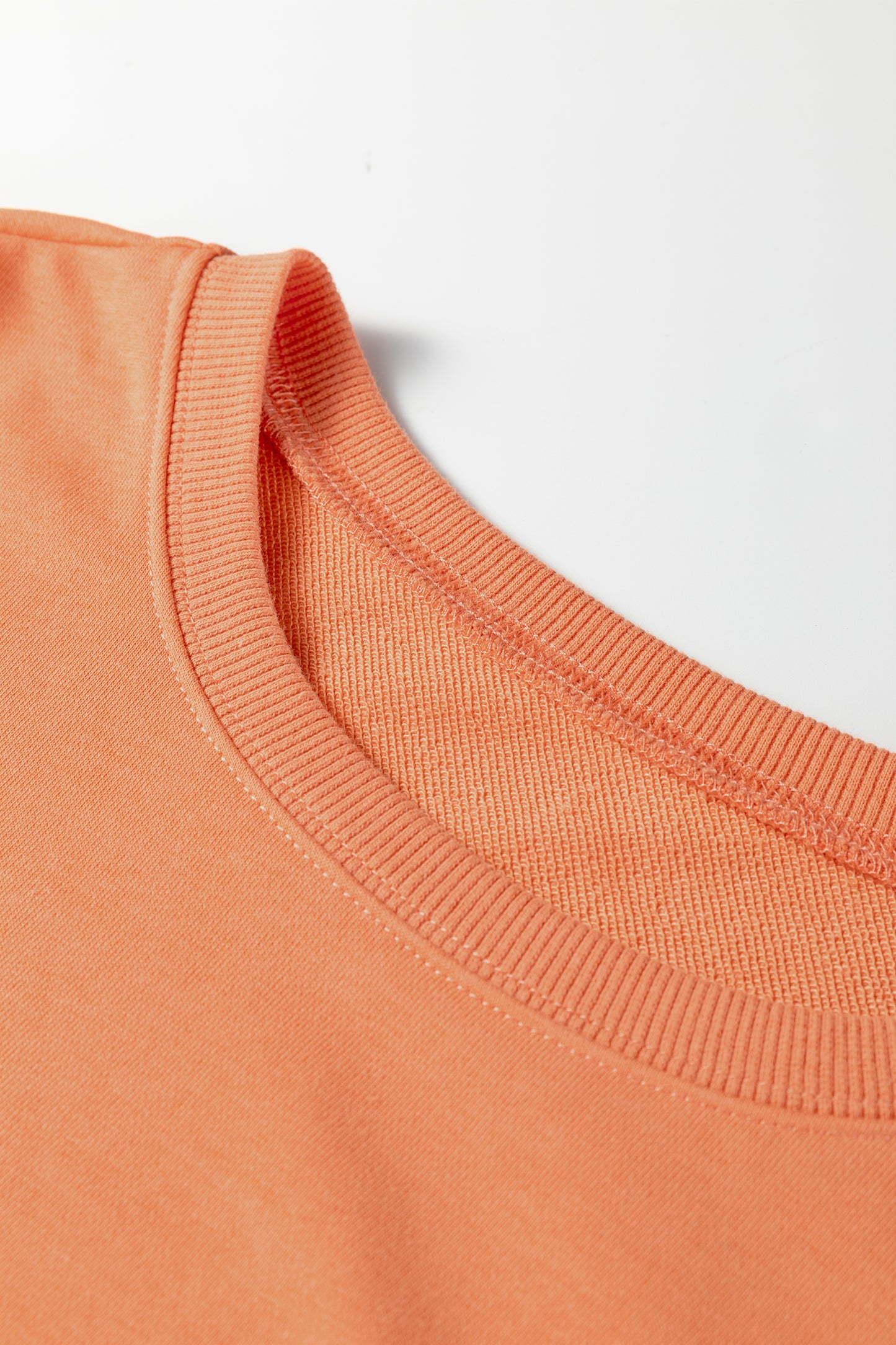 Fiery Red Floral Bow Patched Exposed Seam Patchwork Slit Baggy Sweatshirt